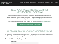     Tell Your Favorite Restaurant About Ordello