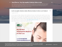 Can Homeopathic Medicine Be the Effective Solution for Hair Loss Probl