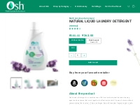        Plant-Derived Liquid Laundry Detergent for Washing Machine    o