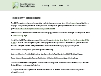 Takedown procedure - OpenStreetMap Foundation