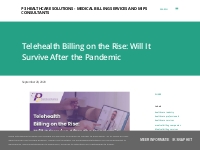 Telehealth Billing on the Rise: Will It Survive After the Pandemic