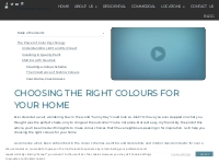 Choosing The Right Colours For Your Home | Cloud Painters
