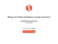 Whoops, the PairUp marketplace no longer exists here!