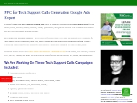 PPC for Tech Support - Best Google Ads Expert Tech Support Calls