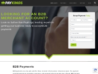 Secure B2B Payment Solution | Paykings