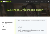 Mail Order Merchant Account | Paykings