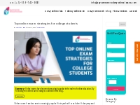 Helpful Tips Online exam strategies for success
