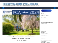 The Pennsylvania Communication Association   PCA (formerly SCAP) promo