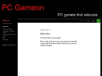 Privacy | PCGameon