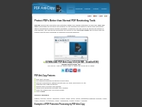 PDF Anti-Copy - Protect PDF from Being Copied and Converted - Download