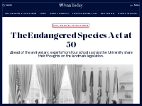 The Endangered Species Act at 50 | Penn Today