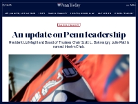 An update on Penn leadership | Penn Today