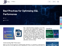 Best Practices for Optimizing SQL Performance