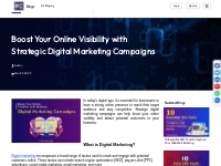Boost Your Online Visibility with Strategic