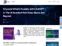Discover What's Possible with ChatGPT 4: The AI