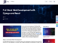 Full Stack Web Development with Django and React