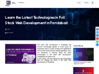 Learn the Latest Technologies in Full Stack Web Development