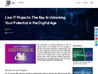 Live IT Projects: The Key to Unlocking Your Potential