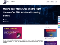 Making Your Mark: Choosing the Right Course