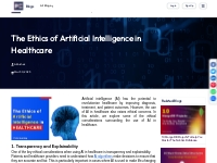 The Ethics of Artificial Intelligence in Healthcare