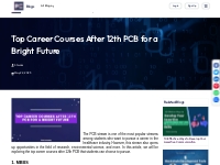 Top Career Courses After 12th PCB for a Bright Future
