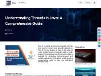 Understanding Threads in Java: A Comprehensive Guide