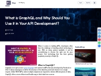 What is GraphQL and Why Should You Use it in Your