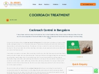 Cockroach Control Bangalore | Cockroach Pest Control Services