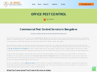 Commercial Pest Control Service | Best Pest Control for Offices