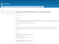 Installing Apache HTTPD, PHP, MySQL on Linux(Ubuntu, Fedora) | PHP Web