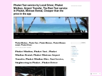  Phuket Taxi service by Local Driver, Phuket Minibus, Airport Transfer