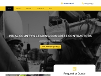 Professional Concrete Construction Services from Our Pinal County Crew
