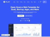        Play | Free Tailwind CSS Template for Startup and SaaS By TailG