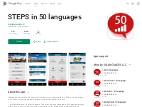 STEPS in 50 languages - Apps on Google Play