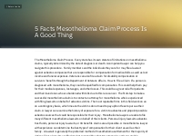 5 Facts Mesothelioma Claim Process Is A Good Thing
