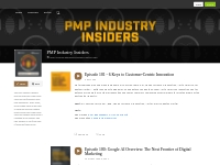 PMP Industry Insiders | Brought to you by Donnie Shelton and Dan Gordo