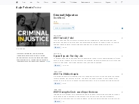        ‎Criminal (In)justice on Apple Podcasts