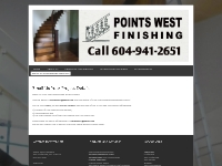 Email Us Your Project Details - Stair Railings Vancouver - Points West