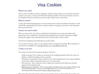 Visa Cookies
