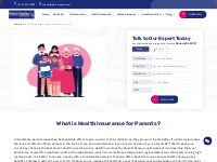 Get Health Insurance for Parents Today | Medical Insurance Plan - Poli