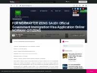 FOR NORWAY CITIZENS SAUDI Official Government Immigration Visa Applica