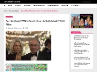 Bernie Madoff Wife Death Hoax- Is Ruth Madoff Still Alive