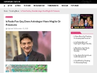Is Paolo Fox Gay, Does Astrologer Have Moglie Or Fidanzato