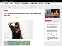 Was Gangsta Boo Pregnant Before Death | Meet Her Husband
