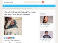 Ruki Waheed net worth, age, bio, height (Updated February 2024)