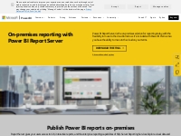 Power BI Report Server | Microsoft Power BI