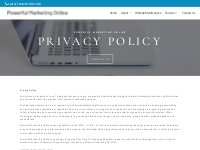 Privacy Policy - Powerful Marketing Online