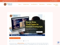 How to Write Test Cases in Software Testing (QA) - Precise Testing Sol
