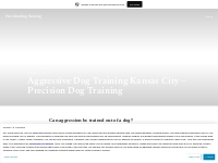 Aggressive Dog Training Kansas City   Precision Dog Training   Precisi