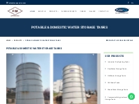 Potable & domestic water storage tanks In Pune | Prefab Tanks